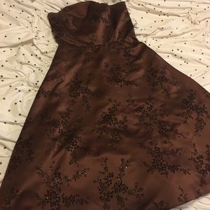 Brown formal dress